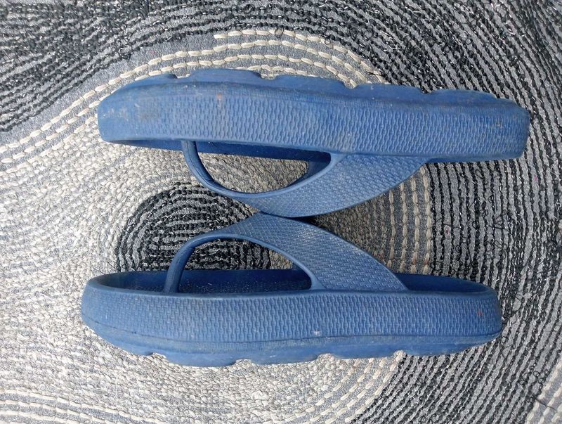 Blue Comfort Thong Sandals
