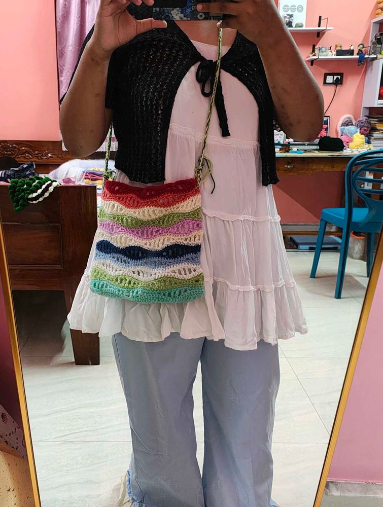 Handmade Crochet beach bag