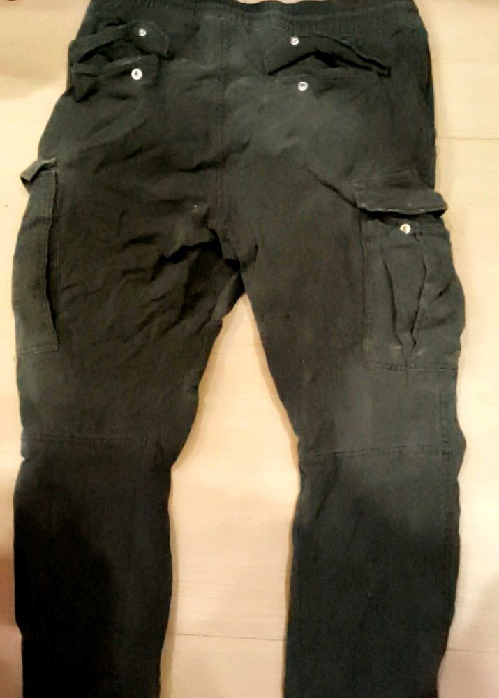 Men's Black Cargo Pants