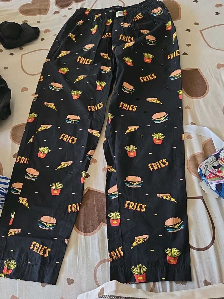 Fun Fast Food Print Pajama Pants