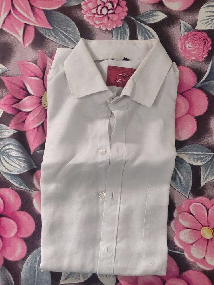 Classic White Men's Shirt