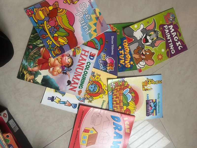 Assorted Kids Activity Books