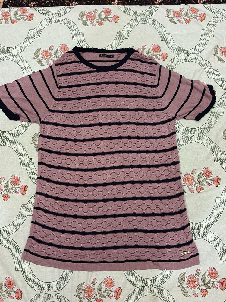 Chic Striped Knit Top