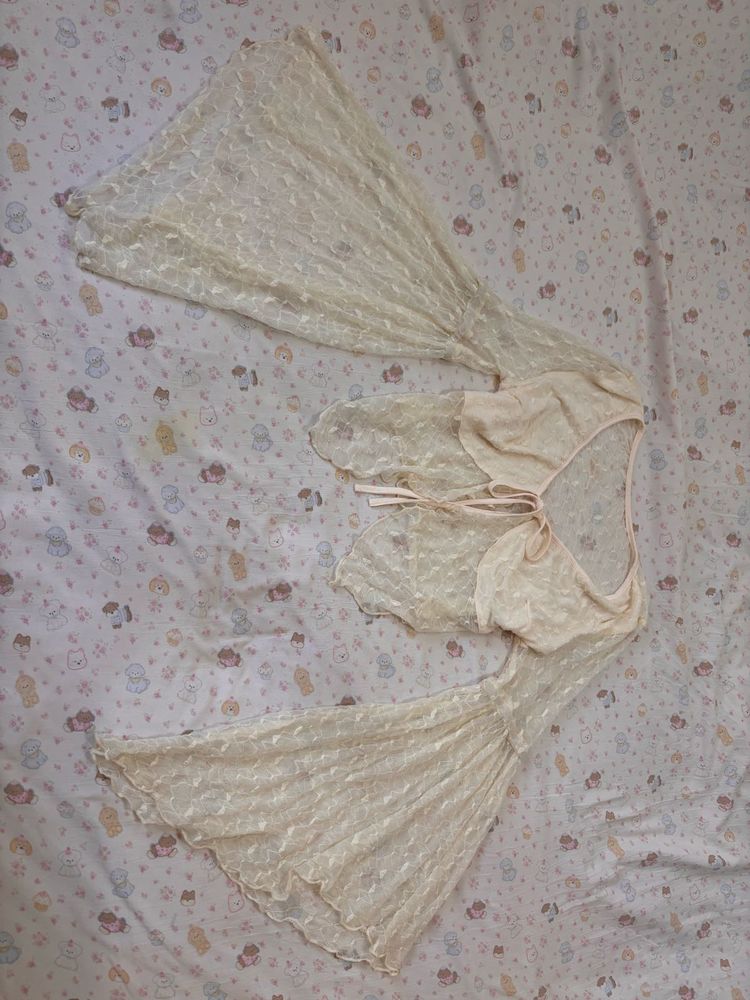 Sheer Lace top bust36/38