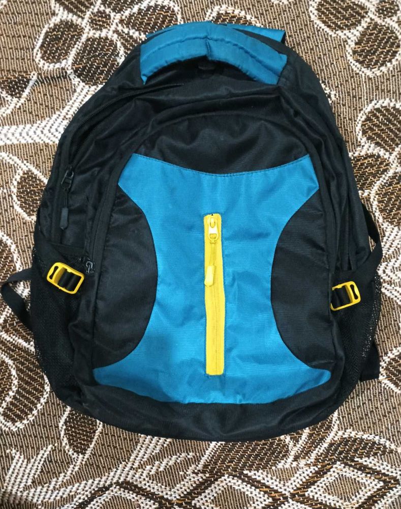 Wrogn Durable Black &amp; Blue Backpack