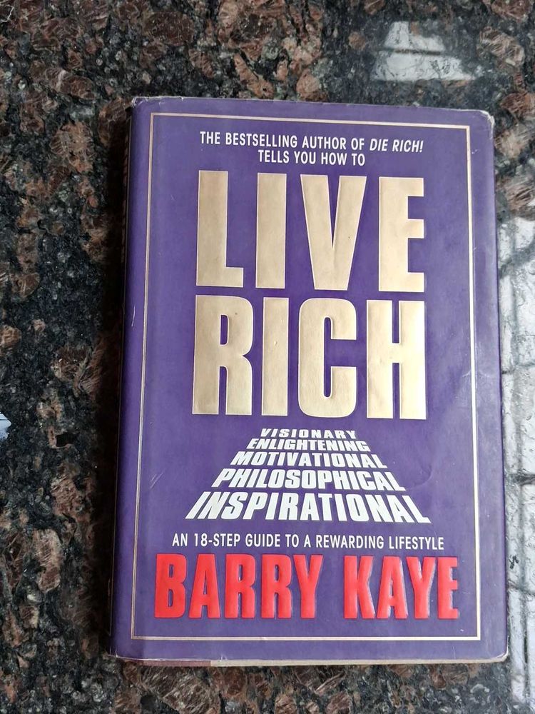 Live Rich by Barry Kaye Book