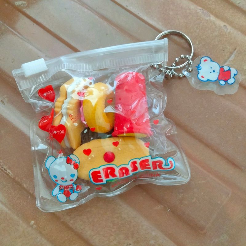 Keychain Kawaii Eraser