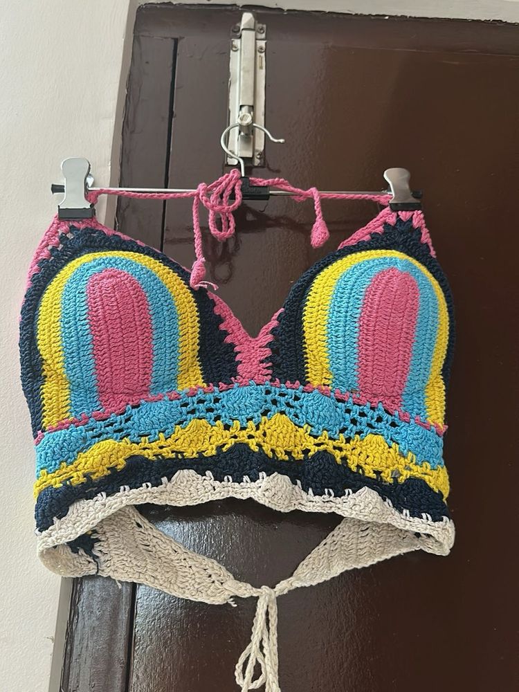 Boho Crochet Crop Top