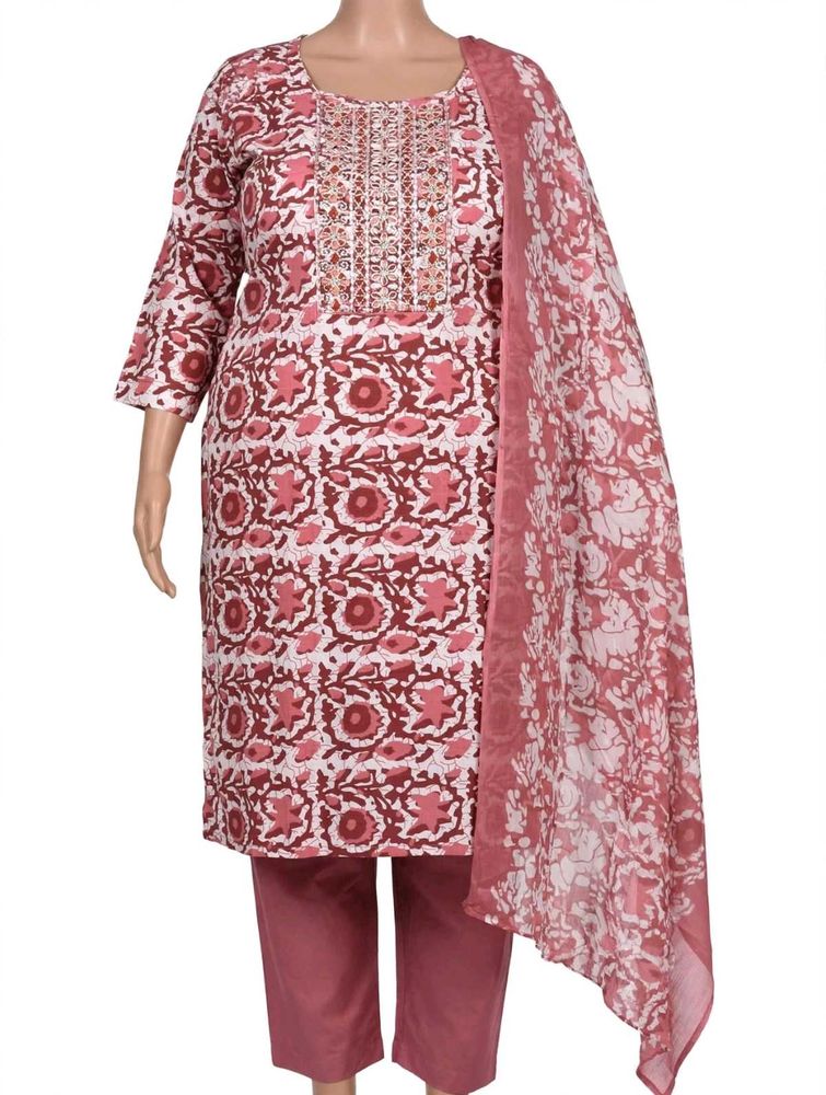 Beautiful Floral Print Kurta Set