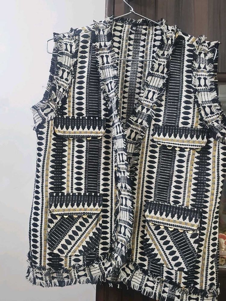 Designer Ethnic Sleeveless Jacket