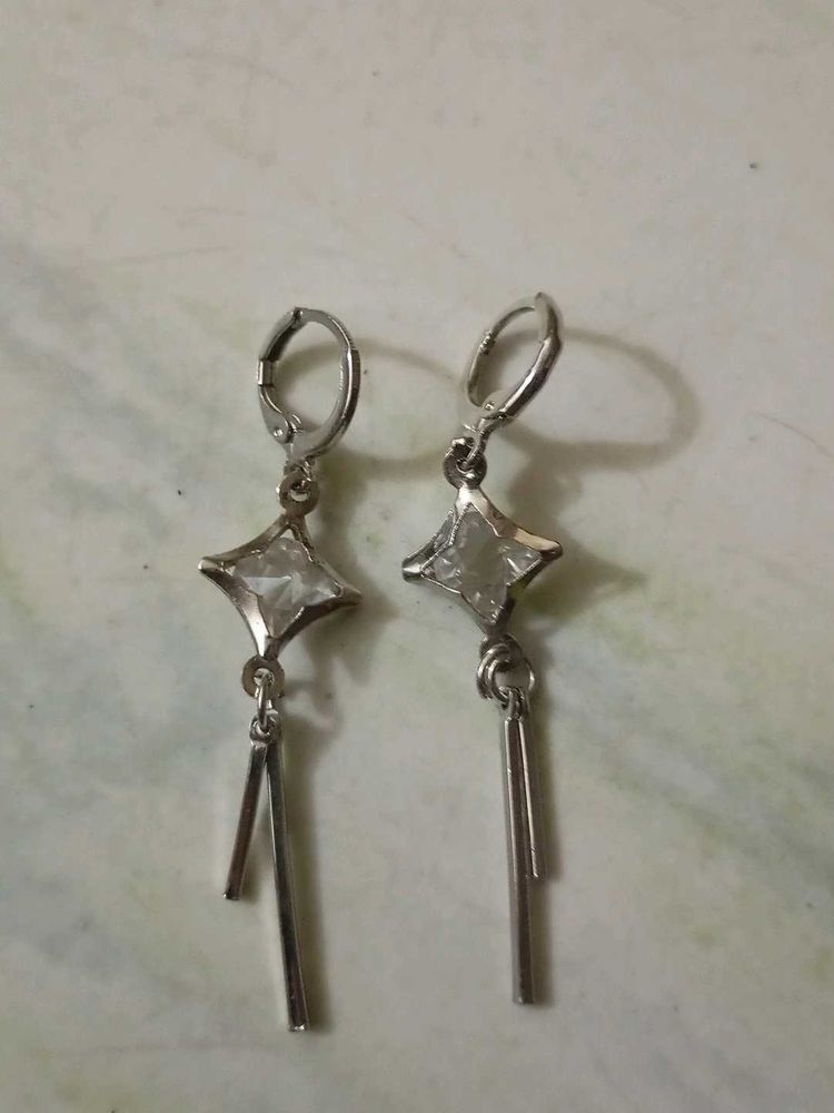 Elegant Star Drop Earrings