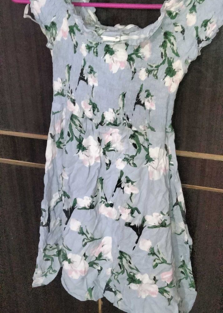 Cute Floral Print Dress