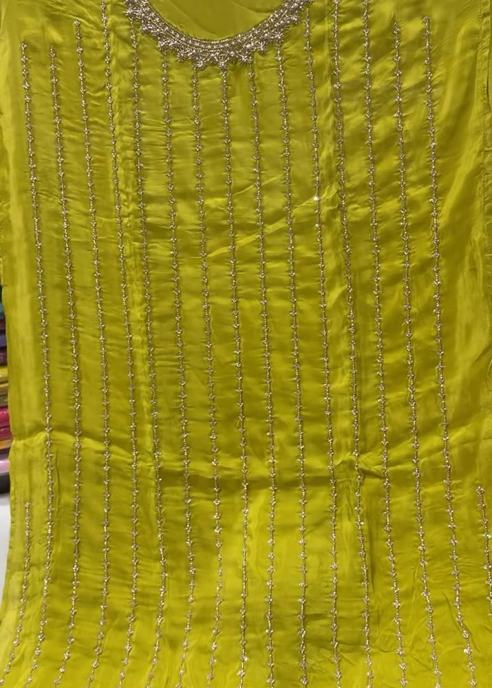 Elegant Yellow suit material