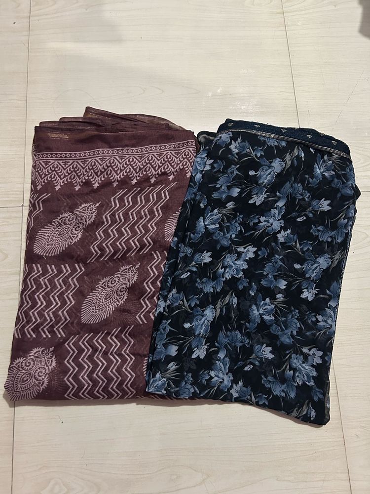 Elegant Printed Sarees combo