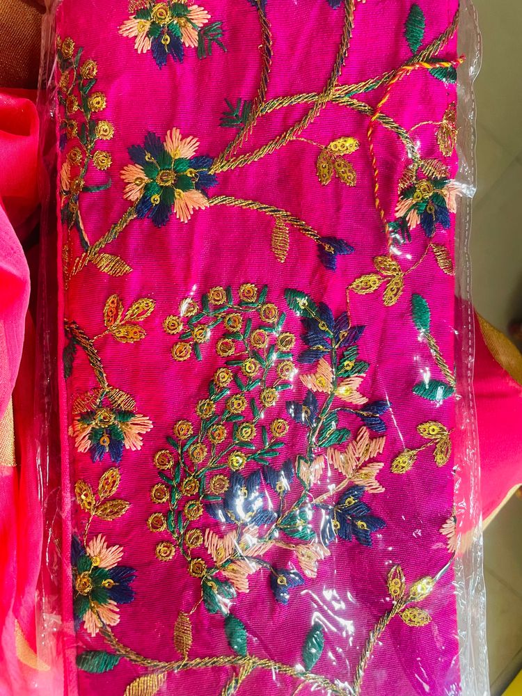 Purple Embroidered Clutch