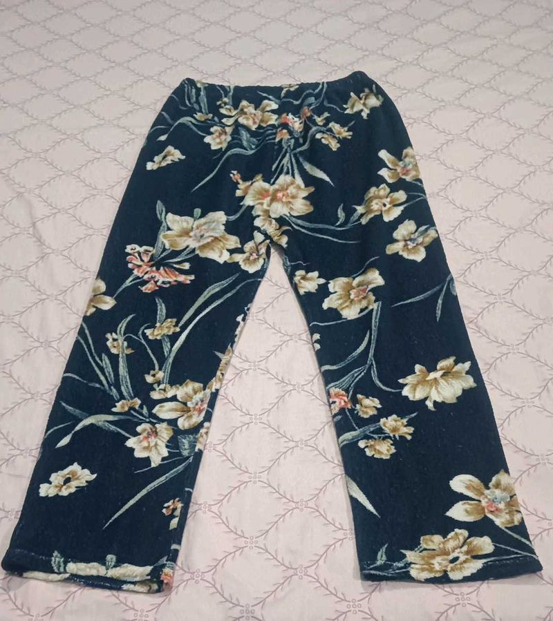 Floral Print wool Pyjama