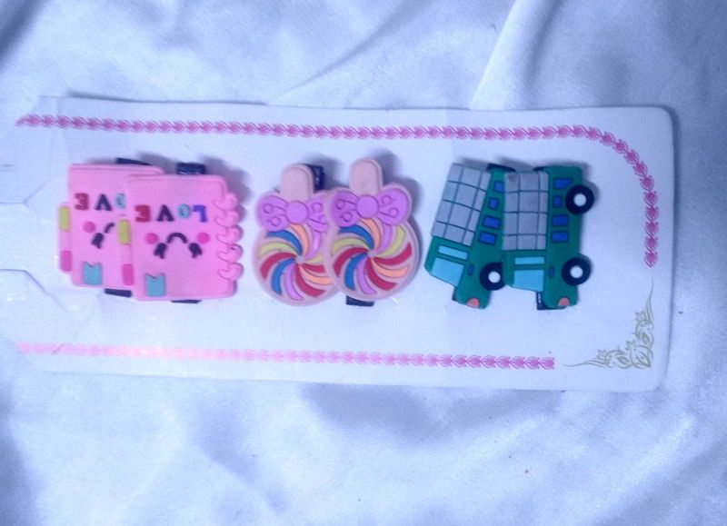 Cute Hair Clips Set