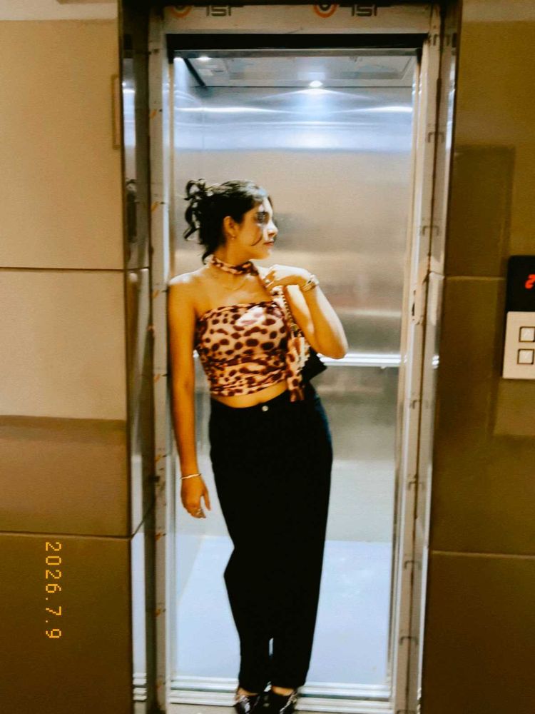 Stylish Leopard Print Tube Top