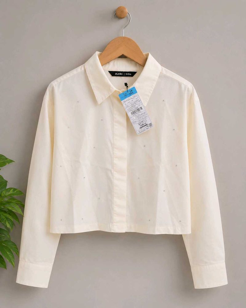 ✨ Zudio Girls Embellished Shirt (NewwithTag)