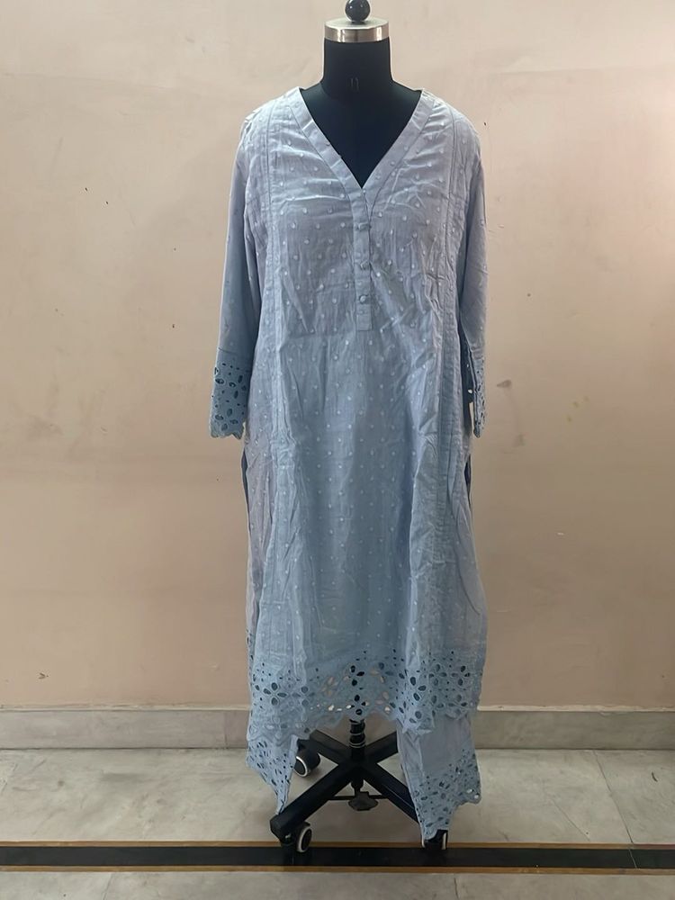 Elegant Blue Kurta Set