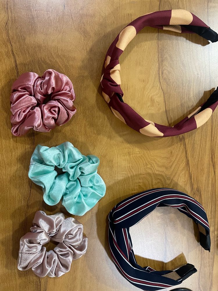 HAIR BANDS AND RUBBER BAND