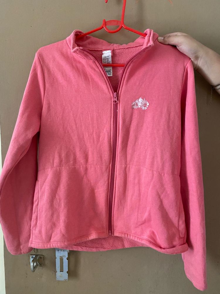 Pink Zip-Up Jacket