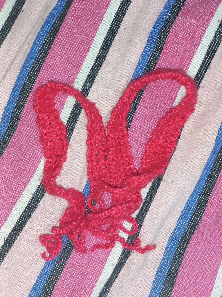 Handmade Crochet Pink Hairbands