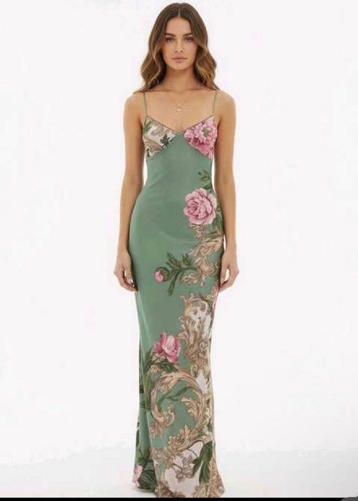 Elegant Floral Maxi Dress