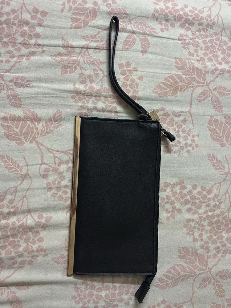 Chic Black Clutch Bag
