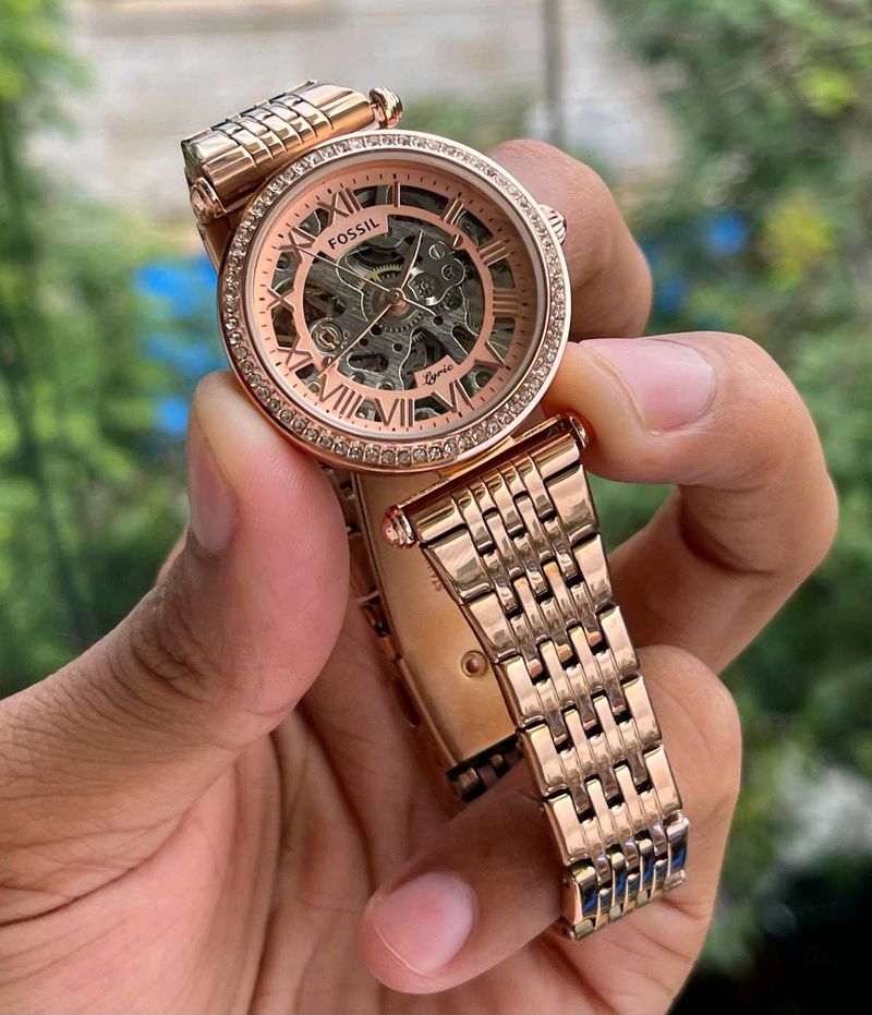 Fossil Rose Gold-Tone Watch