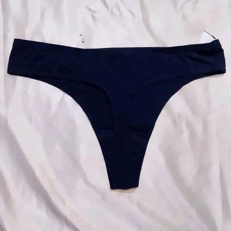 Navy Blue Thong Briefs