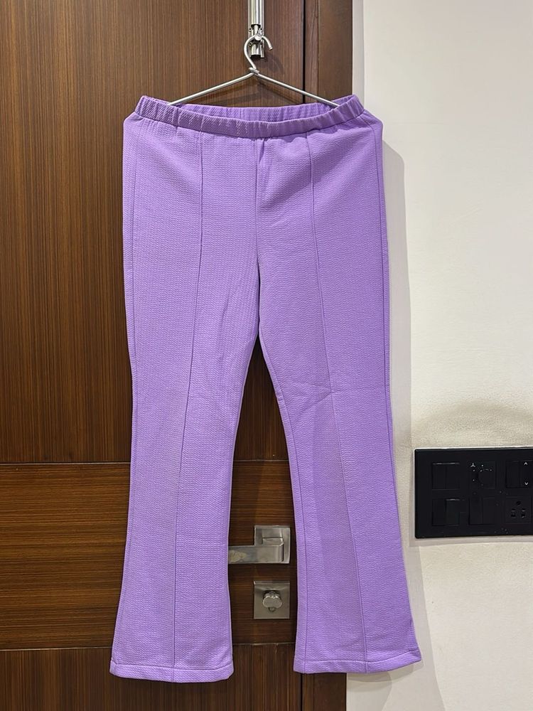 Lavender Flare Pants