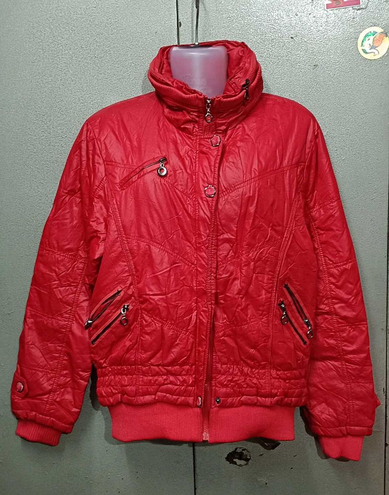 Red Padded Winter Jacket