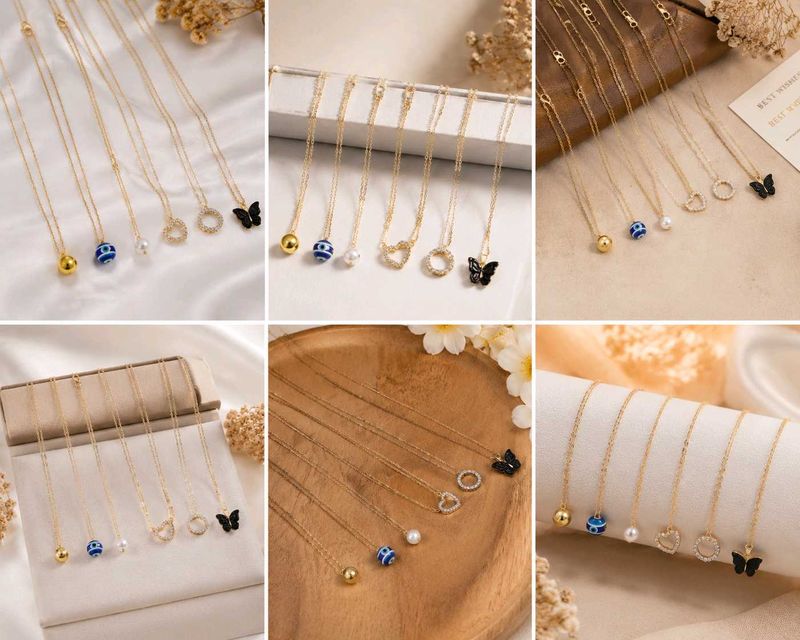 Delicate Gold Tone Necklaces