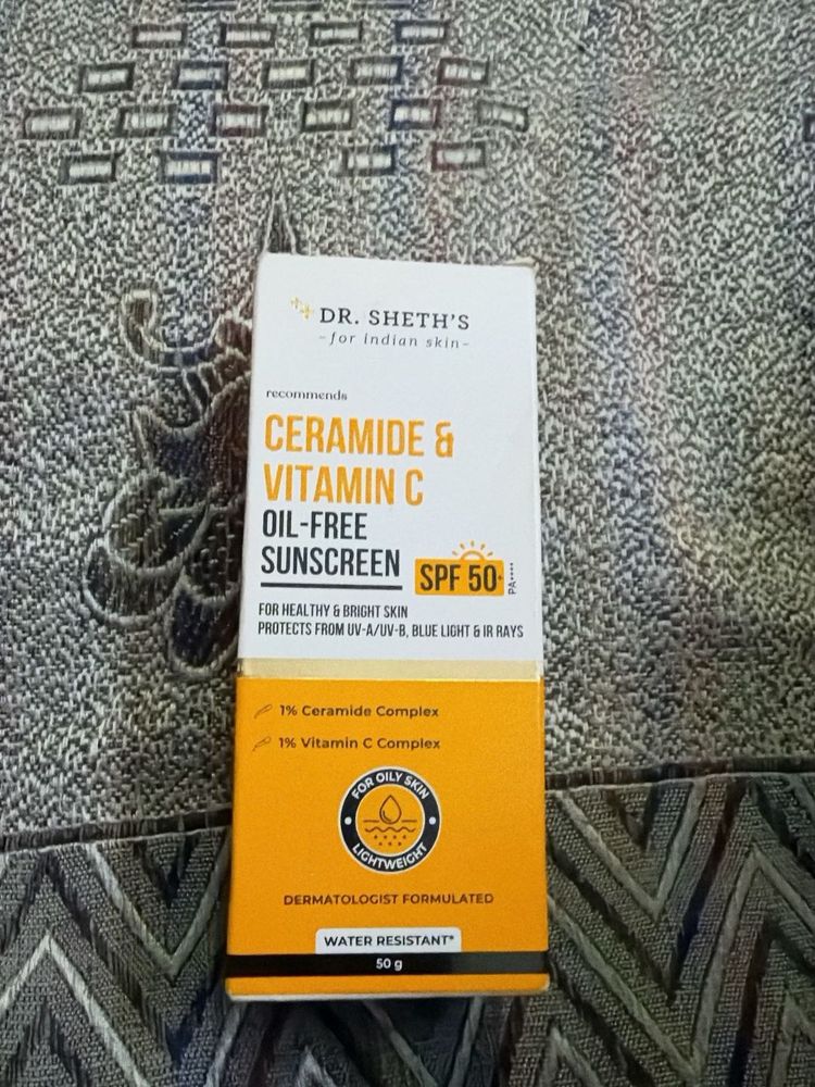 Dr. Sheth's Sunscreen SPF 50