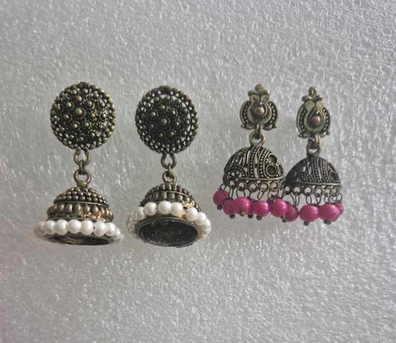 Ethnic Jhumka Earrings - Unused