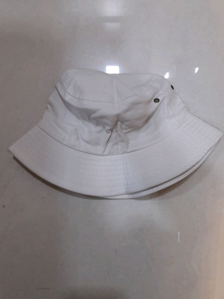 White Bucket Hat