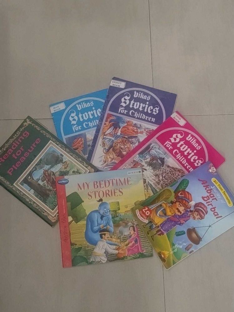 Collection of  6 Children's Story Books
