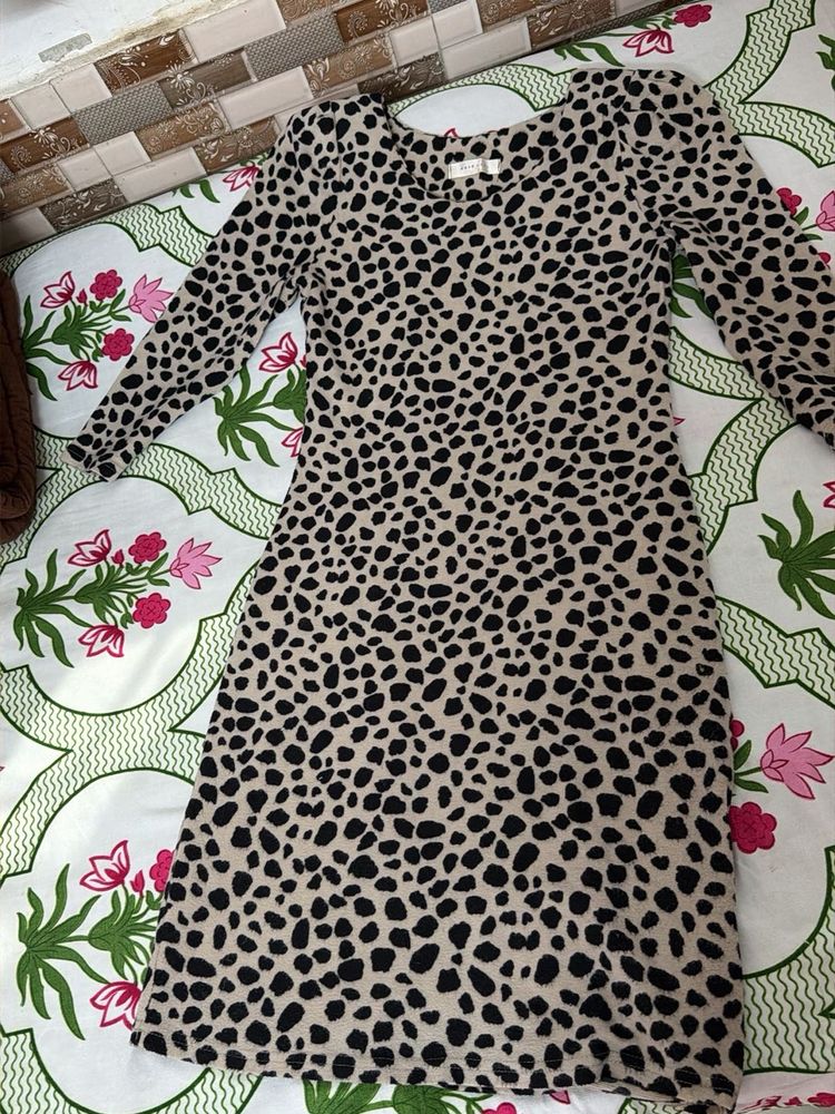 Stylish Leopard Print Dress