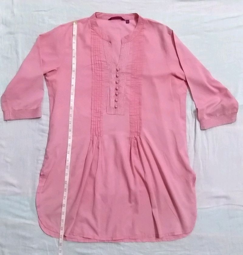 Pink Tunic Blouse