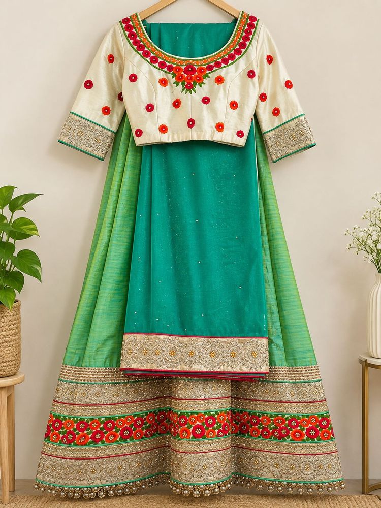 Embroidered Lehenga Choli Set