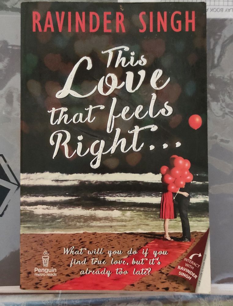 This Love That Feels Right  Ravinder Singh Book