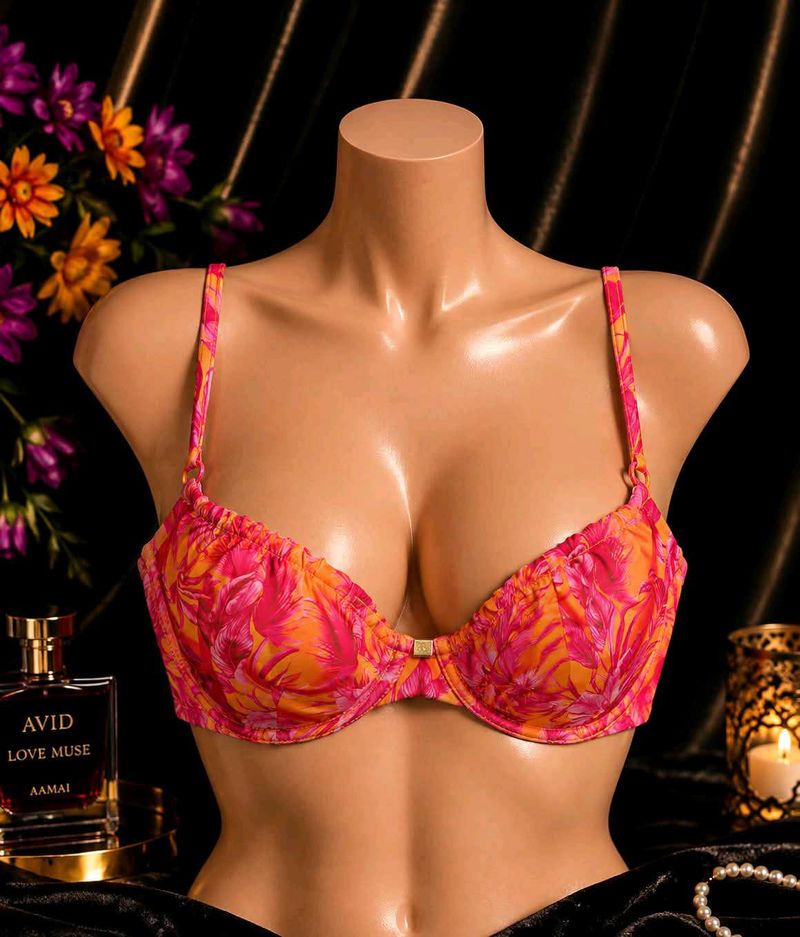 🇳🇿💫🎀Floral Print Padded Bra