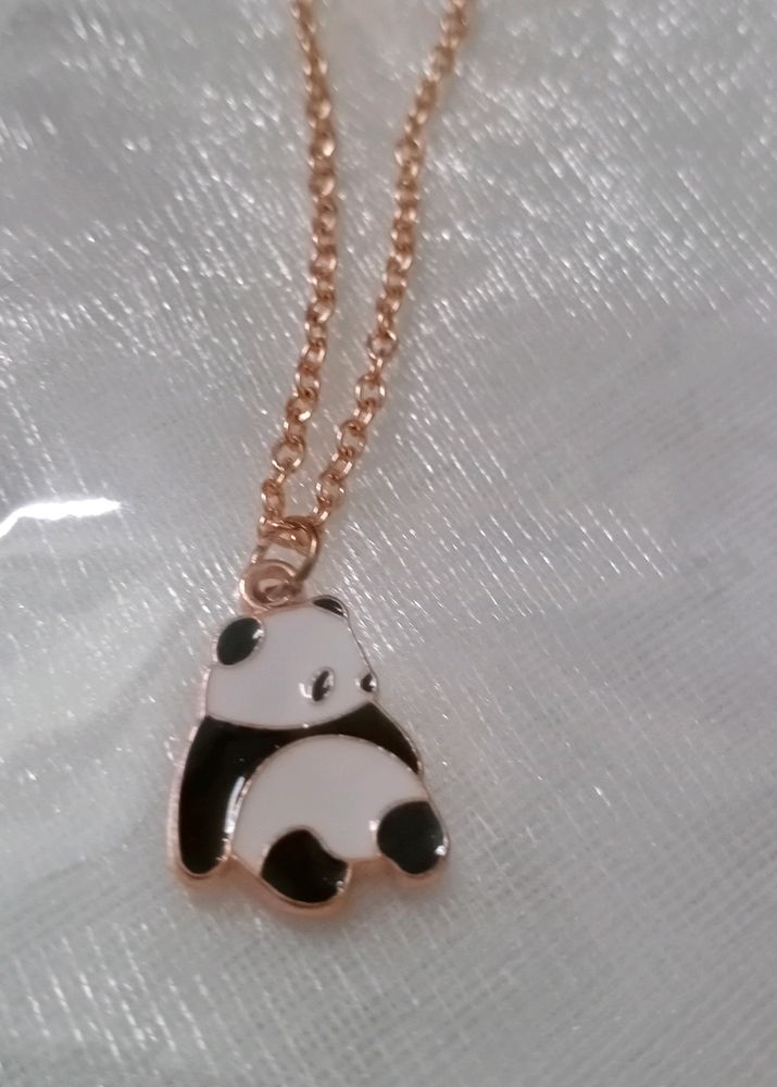 Combo Of 1Panda &amp; 1 Unicorn Chain Pendant