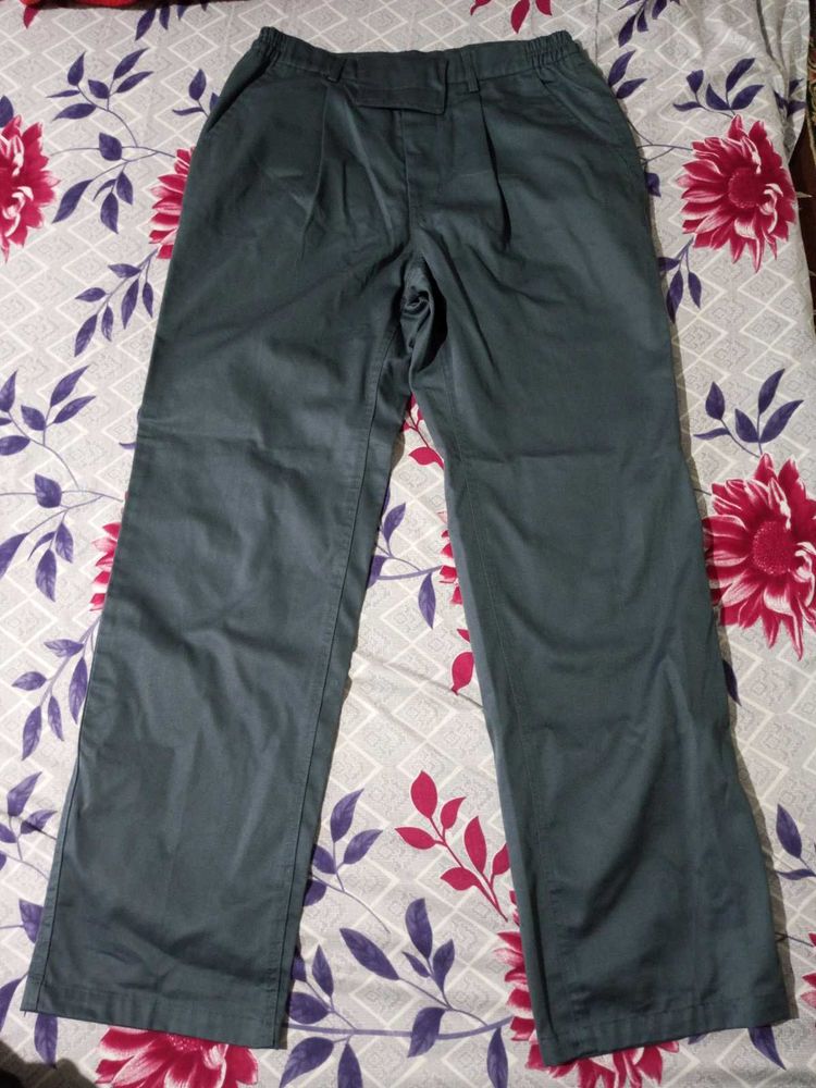 Wide Leg Elastic Waist Pants