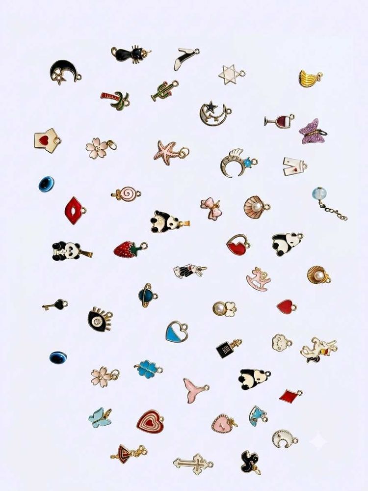 Assorted Cute Charms for Jewelry Making