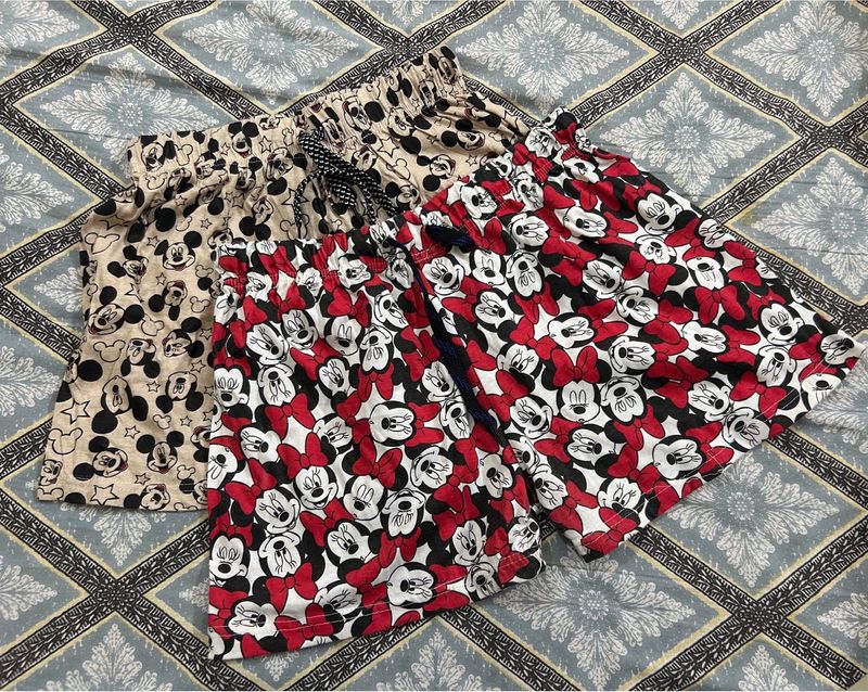 Mickey Mouse Pajama Shorts Set