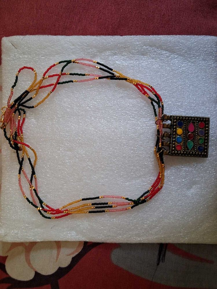 Boho Beaded Necklace