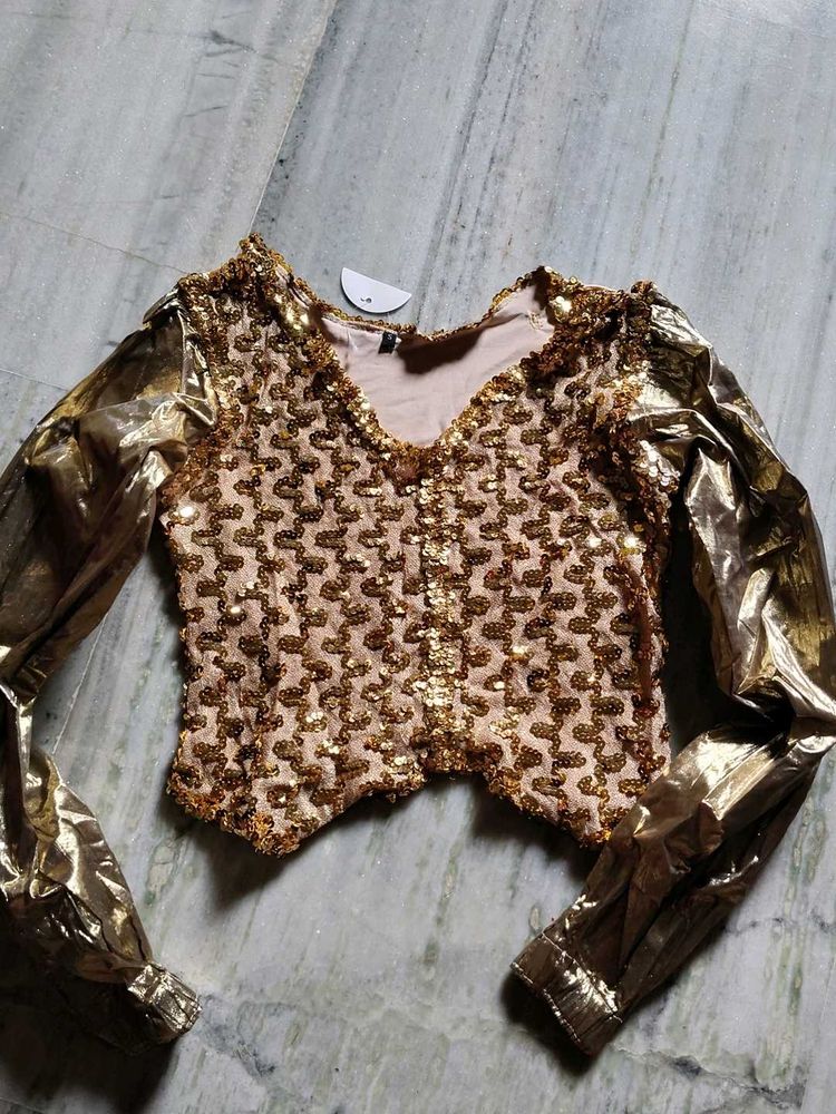 Sparkling Sequined Blouse