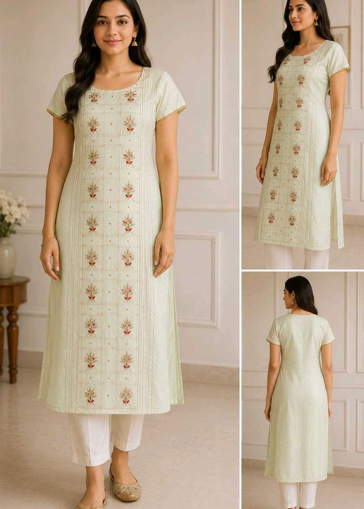 Cotton Elegant Embroidered Kurta